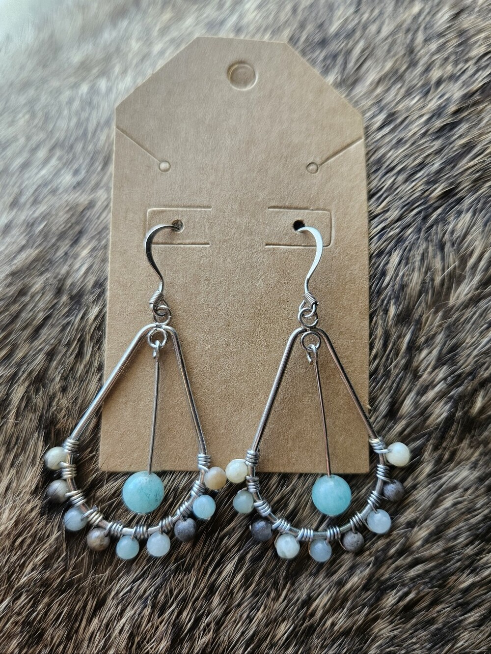 Amazonite Dangles 💫 Handmade